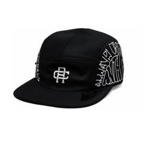 Bone Five Panel Anth Co Draw Aba Reta Preto Fita Sb9286