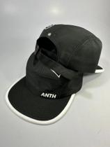 Boné Five Panel Anth Co Rampa Preto E Branco