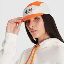 Boné Five Panel Project PPT Colorblock Laranja/Branco