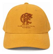 Boné Flamengo Aba Curva SuperCap dora - Marrom Caramelo Boné Flamengo Aba Curva SuperCap dora - Marrom Caramelo