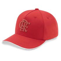 Boné Flamengo Aba Curva SuperCap Silk CRF - Vermelho