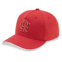Boné Flamengo Aba Curva SuperCap Silk CRF - Vermelho