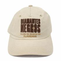 Bone flamengo consciência negra bordado kaki claro supercap Bone flamengo consciência negra bordado kaki claro supercap