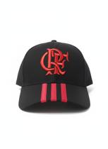 Boné Flamengo Crf Borda Bordado Ajustável tiras autocolantes