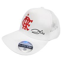 Boné Flamengo Licenciado Trucker Zico 3D Supercap 30348 Boné Flamengo Licenciado Trucker Zico 3D Supercap 30348