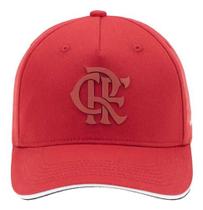 Boné Flamengo Logo Emborrachado Vermelho Licenciado Supercap