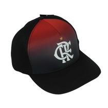 Boné Flamengo Silk Crf Unissex Licenciado - Preto - Único
