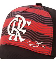 Boné Flamengo Supercap Zico Aba Curva Listrado Oficial