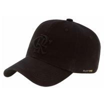 Boné Flamengo SuperCap Zico Bordado Preto Aba Curva - Masculino Boné Flamengo SuperCap Zico Bordado Preto Aba Curva - Masculino