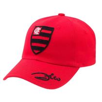 Boné Flamengo Zico Bordado Oficial Licenciado - Ref 32536