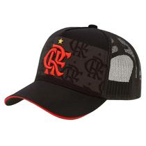 Boné Flamengo Zico Trucker Front Oficial Licenciado - Ref 36007