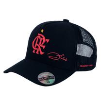 Boné Flamengo Zico Trucker Licenciado Oficial Mengão