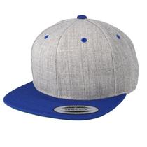 Boné Flex Fit Bicolor Básico Snapback Unissex - Cinza e Azul