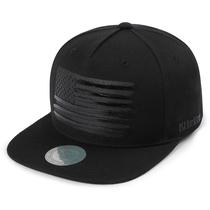 Boné Flipper Aba Reta Snapback com Bandeira dos EUA 3D