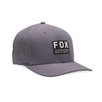 Boné Fox Flexfit Non Stop Aba Curvada Cinza Masculino Boné Fox Flexfit Non Stop Aba Curvada Cinza Masculino