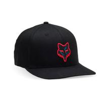 Boné Fox Flexfit Withered Aba Curvada Preto Masculino Boné Fox Flexfit Withered Aba Curvada Preto Masculino