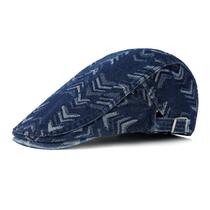 Boné Gatsby Newsboy Hat Flat Ivy C Unissex Chevron Jeans Boné Gatsby Newsboy Hat Flat Ivy C Unissex Chevron Jeans
