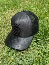 Boné gifts Trucker preto com brilho Boné gifts Trucker preto com brilho