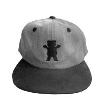 Boné Grizzly Headwear OG Bear Snapback Unstruc Preto