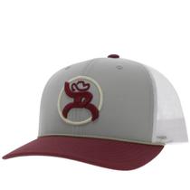 Boné Hooey Importados Strap Rought Branco/Cinza Boné Hooey Importados Strap Rought Branco/Cinza