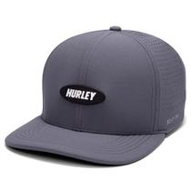 Boné Hurley Aba Curva Fastplate SM26 Cinza