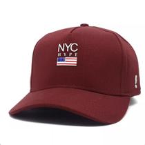 Boné Hype Aba Curva Fita Strapback Nyc new York City Eua