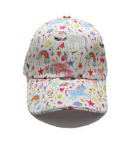 Boné Infantil 01235nco Unicornio Ajustavel Aba Curva