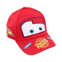 Boné Infantil Do Carro Lightning McQueen Com Proteção Solar Para Primavera, Outono E Verão -