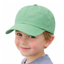 Boné Infantil Masculino Feminino Lavado Liso Tecido Premium