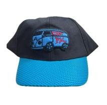 Boné Infantil Preto Aba Azul Kombi