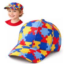 Boné Infantil Quebra-Cabeça Conscientização Do Autismo (2 A 6 Anos) (1 Und) Boné Infantil Quebra-Cabeça Conscientização Do Autismo (2 A 6 Anos) (1 Und)