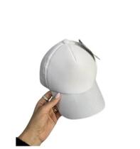 Boné Infantil Trucker Unissex Liso Com Ajuste Tela Aba Curva