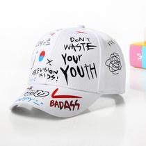 Boné Infantil Unissex Algodão Graffiti RANAWEELA JH2030 Boné Infantil Unissex Algodão Graffiti RANAWEELA JH2030