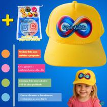 Boné Infinity Yellow para Atipicos acompanha jogo das emoções