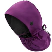 Boné IRIS CRAFT forrado de cetim com bolso de rabo de cavalo roxo