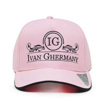 Boné Ivan Ghermany Rosa Com Bordado Preto