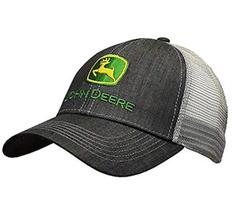 Boné John Deere Denim Mesh com logotipo bordado
