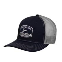 Boné John Deere JD Navy MESH - Preto e Cinza - Para Homem
