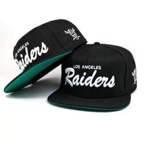 Boné Joker Snapback aba reta Los Angeles Raiders Preto JOK-041