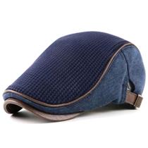Boné jornaleiro de Lã Masculino Ajustavel Moda Boina Casual
