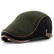 Boné jornaleiro de Lã Masculino Ajustavel Moda Boina Casual
