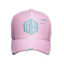 Boné Just Heaven Strapback Destroyed Rosa