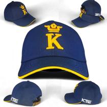 Boné K3E Liso Aba Curva Premium Cor Azul