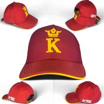 Boné K3E Liso Aba Curva Premium Cor Vermelho