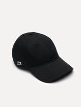 Boné Lacoste Casual Sarja Croco Preto