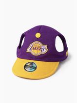 Boné Lakers Roxo para cachorro Tamanho:PPP Boné Lakers Roxo para cachorro Tamanho:PPP