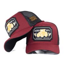 Boné Linha Country Agro Trucker Telinha Ajustável Masculino Feminino Pampa's Country Original Boné Linha Country Agro Trucker Telinha Ajustável Masculino Feminino Pampa's Country Original