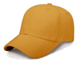 Boné Liso Básico Adulto Unissex Ajuste Aba Curva Em Cores Boné Liso Básico Adulto Unissex Ajuste Aba Curva Em Cores