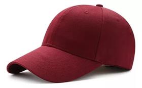 Boné Liso Cores Algodão Aba Curva Unissex Reforçado Top