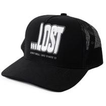 Boné Lost Aba Curva Trucker Big Lost SM24 Preto